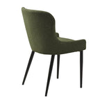 Chaises de salle à manger Boucle avec pieds en acier noir