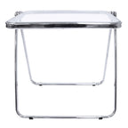 Table d'appoint pliante en plastique Lawrence Square avec cadre en fer