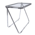 Table d'appoint pliante en plastique Lawrence Square avec cadre en fer