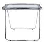 Table d'appoint pliante en plastique Lawrence Square avec cadre en fer