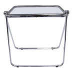 Table d'appoint pliante en plastique Lawrence Square avec cadre en fer