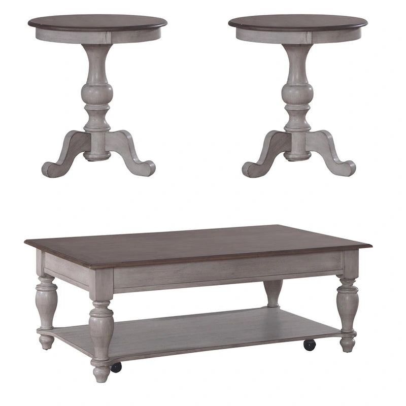 Table basse Ocean Isle blanc antique