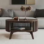 Table basse Sierra moderne du milieu du siècle avec rangement