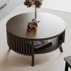 Table basse Sierra moderne du milieu du siècle avec rangement