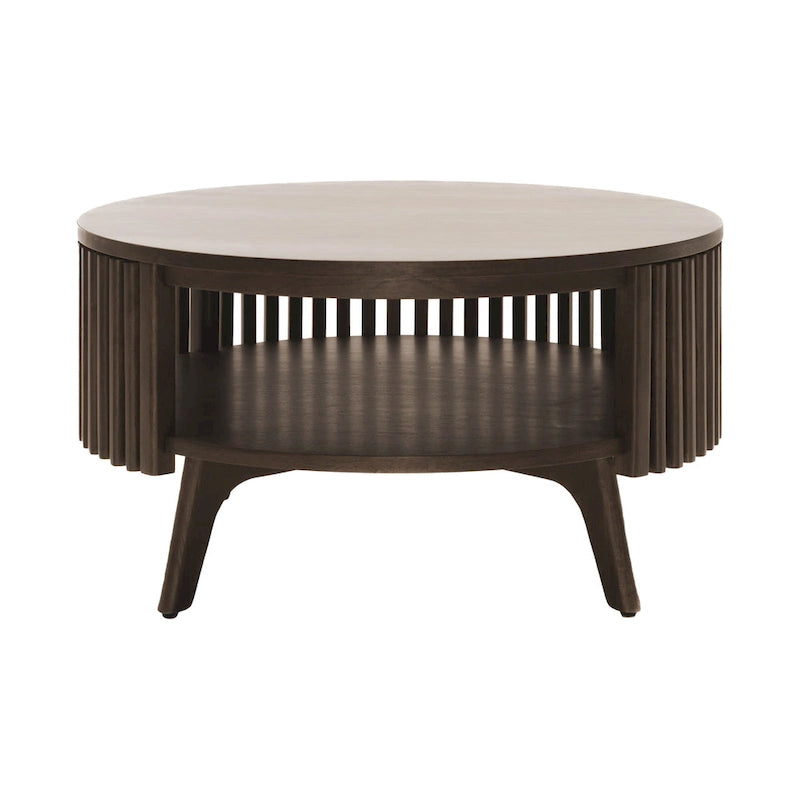 Table basse Sierra moderne du milieu du siècle avec rangement