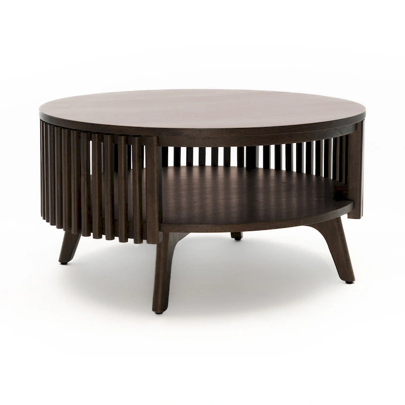 Table basse Sierra moderne du milieu du siècle avec rangement