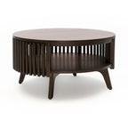 Table basse Sierra moderne du milieu du siècle avec rangement