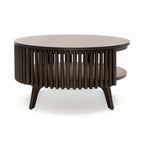 Table basse Sierra moderne du milieu du siècle avec rangement