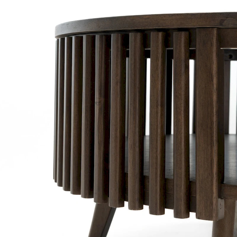 Table basse Sierra moderne du milieu du siècle avec rangement