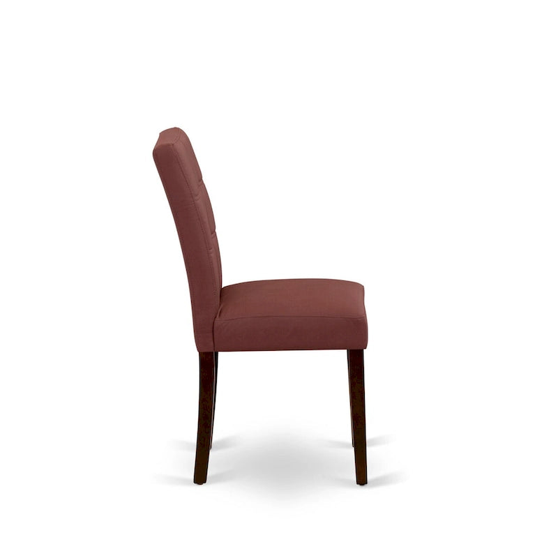 Ensemble table et chaises de salle à manger rectangulaire Dinette, Acajou
