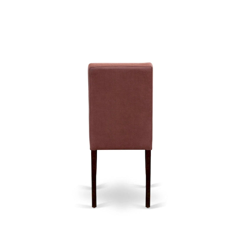 Ensemble table et chaises de salle à manger rectangulaire Dinette, Acajou