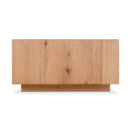 Table basse rectangulaire en chêne rustique