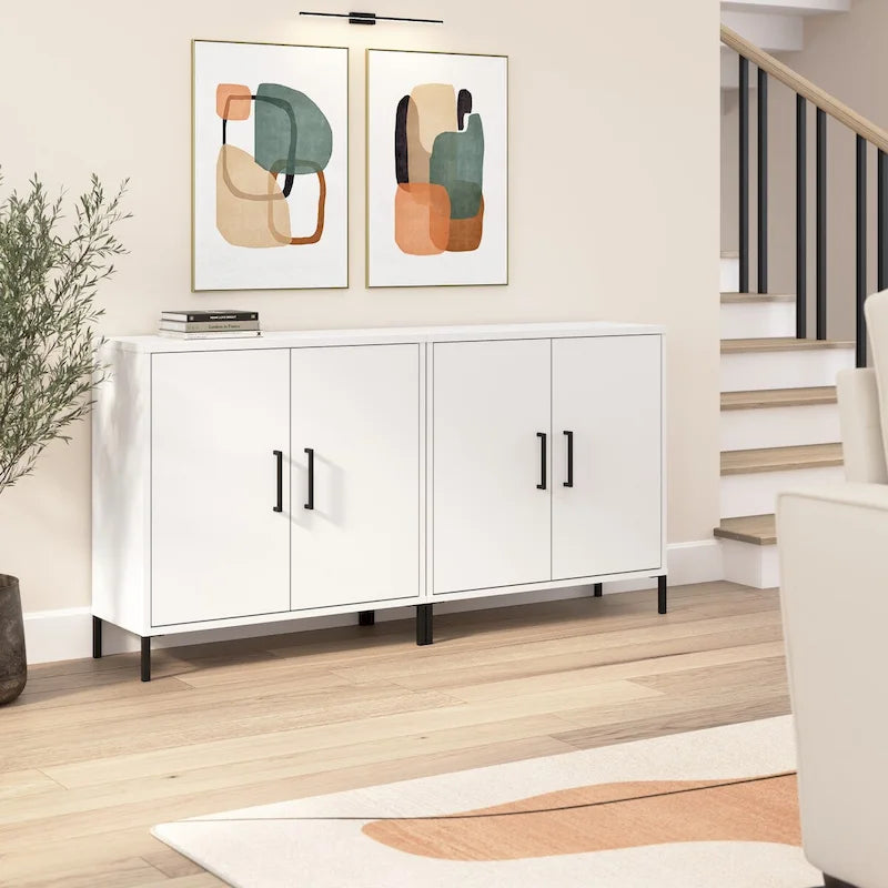 Meuble de rangement bas Essence avec portes