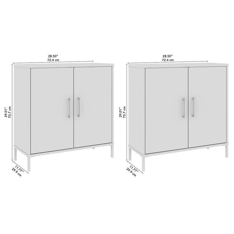 Meuble de rangement bas Essence avec portes
