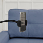 Canapé-lit en lin avec lit gigogne, espace de rangement supplémentaire, support de téléphone et chargeur USB