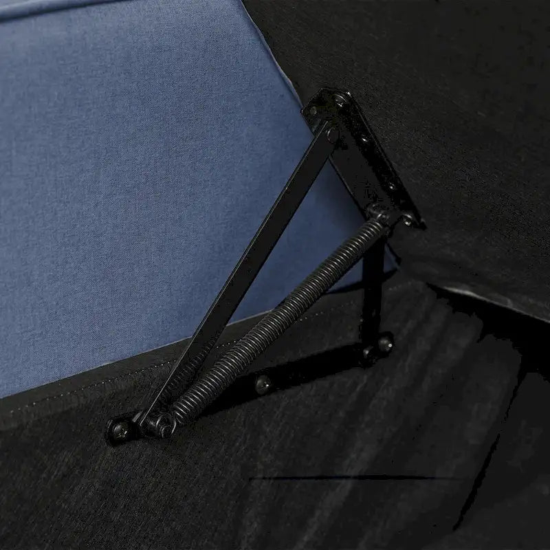 Canapé-lit en lin avec lit gigogne, espace de rangement supplémentaire, support de téléphone et chargeur USB