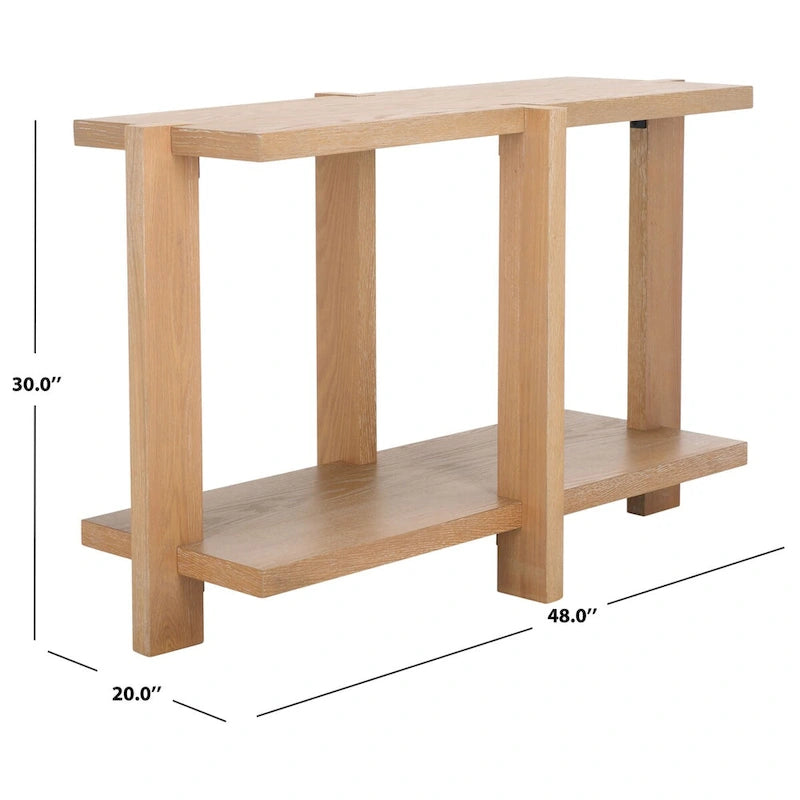 Console en bois rectangulaire Quigley - 48Wx20Dx30H