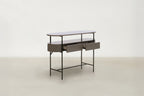 Sintered Stone Console with Fluted Profile & Hidden Drawers for Dining & Living Room