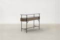 Sintered Stone Console with Fluted Profile & Hidden Drawers for Dining & Living Room