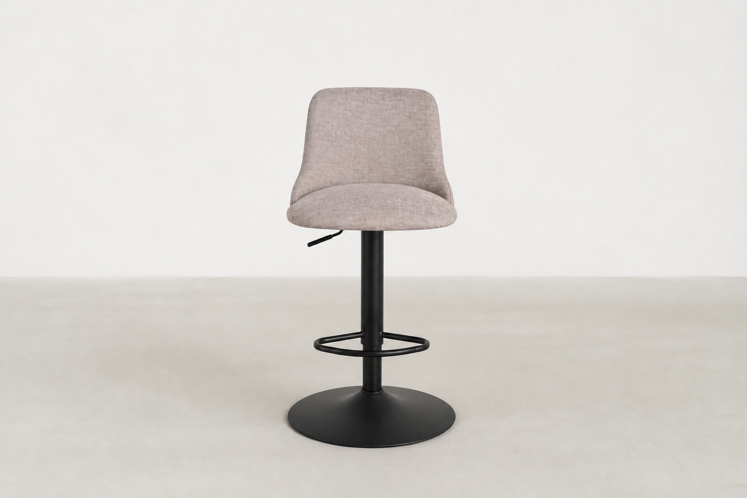 Modern Adjustable Bar Stool with 360° Swivel & Height Lever for Kitchen & Island