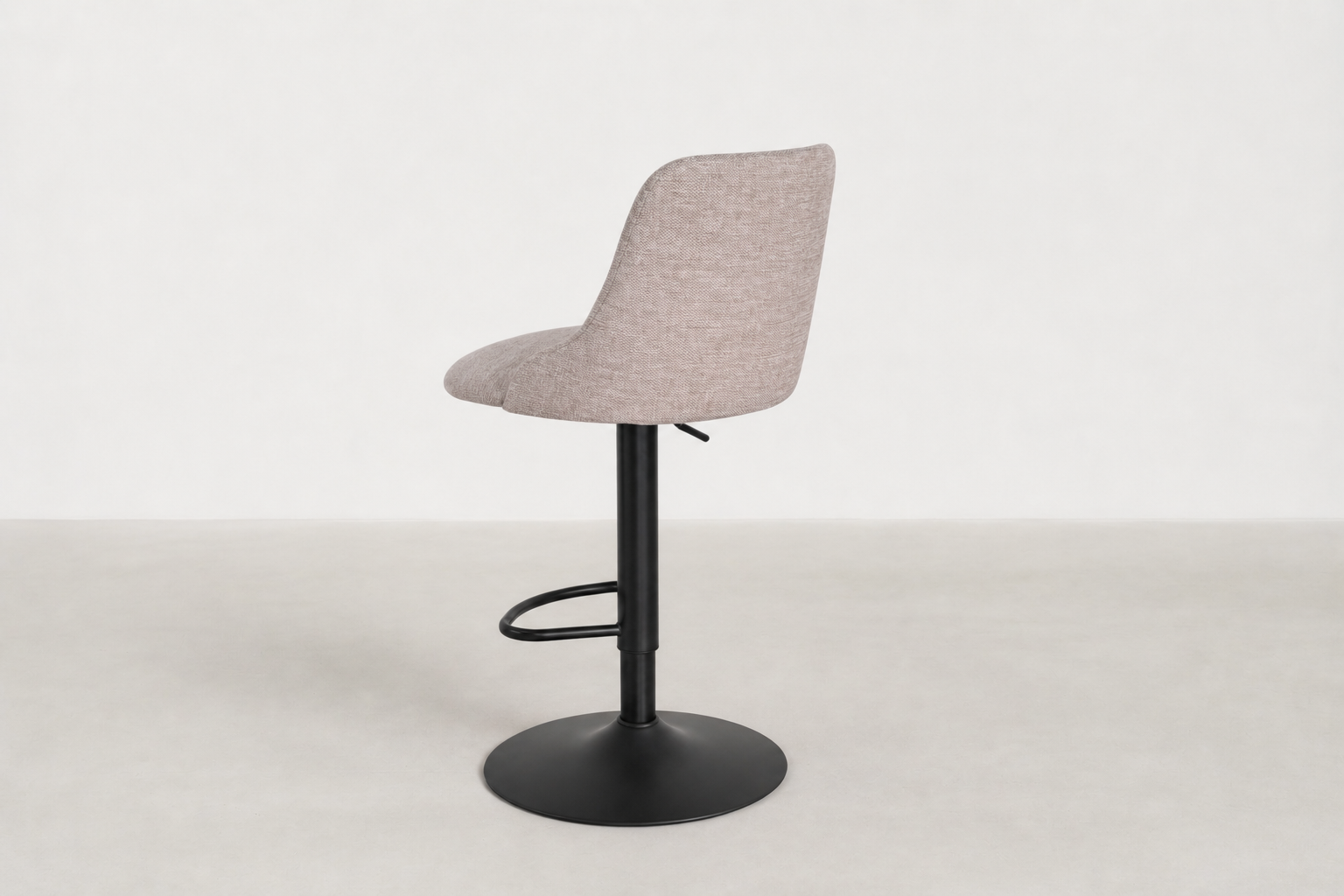 Modern Adjustable Bar Stool with 360° Swivel & Height Lever for Kitchen & Island