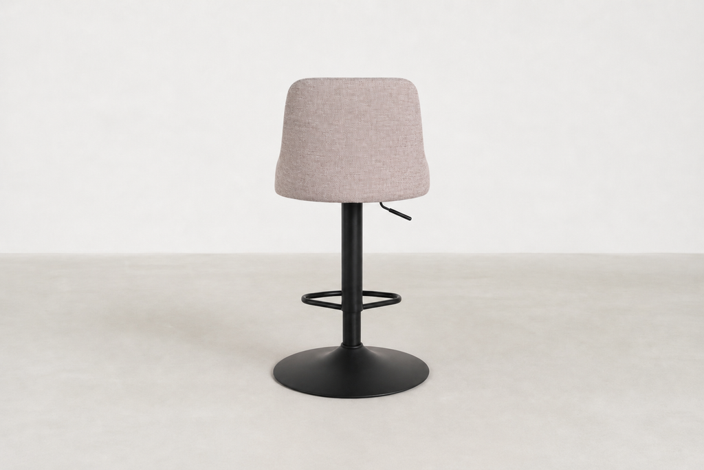 Modern Adjustable Bar Stool with 360° Swivel & Height Lever for Kitchen & Island