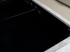 Cotton Upholstered Storage Bed with Lift-Up Compartment for Bedroom